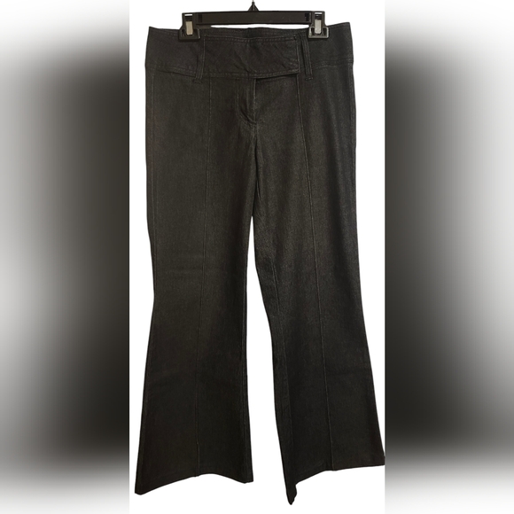 Bisou Bisou Flare Jeans, Dark Dress Jeans, Dark Jeans, Dark Flares, Size 6 - Picture 1 of 5